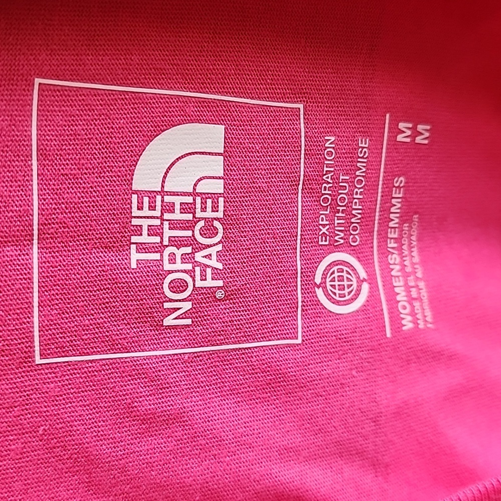 The North Face: Women's Short Sleeve Box NSE T-Shirt, Pink Glo, Medium - Picture 5 of 10